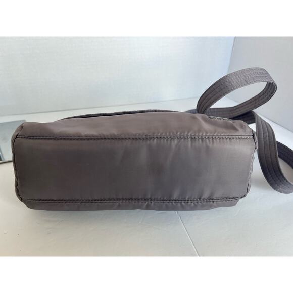 LUG Pacer Versatile Studded Gray Travel Crossbody Organization Purse Shoulderbag - Picture 5 of 16